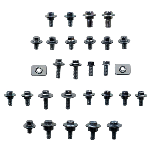 UFO Plastics - UFO Plastics Bodywork Bolt Kit - PL-KAW-202