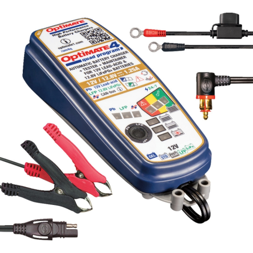 Tecmate - Tecmate OptiMatm 4 Quad Program Premium Edition Battery - TM-631-PR