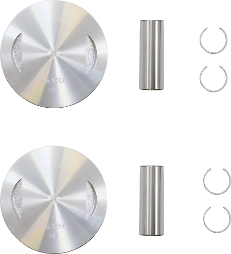 Drag Specialties - Drag Specialties Piston Kit (3.875in. Bore) - Standard Bore, 9.4:1 Compression - 0911-0080