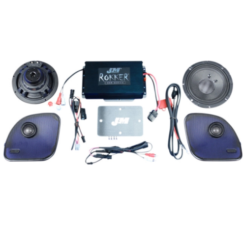 J&M - J&M Stage-5 Rokker XXR 400W Speaker/AMP Kit - 400SP2-15RG-ST5