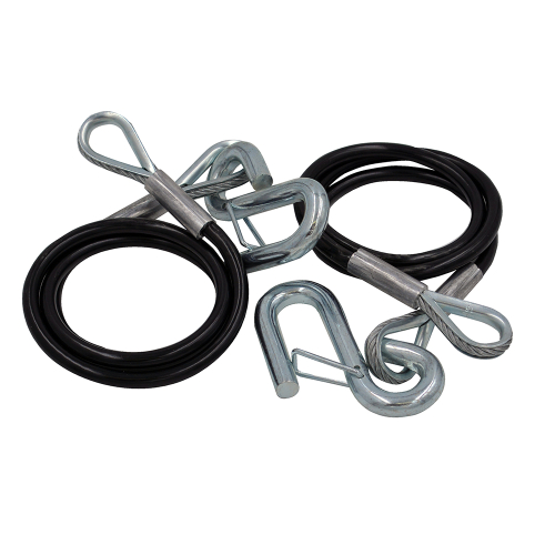 C.E. Smith - C.E. Smith Safety Cables - 3500lb Capacity - PVC Coated - Pair