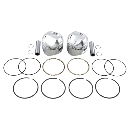 Wiseco - Wiseco K Piston Kit (80ci., Domed) - Standard Bore 3.497in., 9.5:1 Compression - K1623