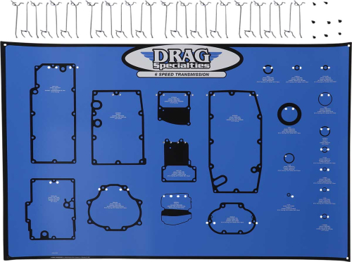 Drag Specialties - Drag Specialties Gasket Board - 6 Speed - 0934-6983