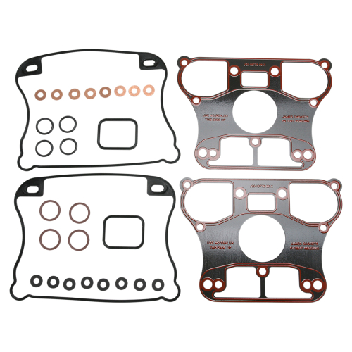 James Gasket - James Gasket Rocker Box Gasket Kit - Rubber - 17030-04-X