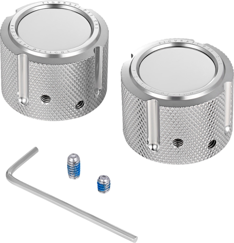 Figurati Designs - Figurati Designs Front Axle Nut Cover - Stainless Steel Smooth - FD60-FAC-SS