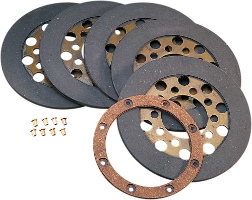 Drag Specialties - Drag Specialties Wet or Dry Friction Plate Set - 17-0010A-BOX