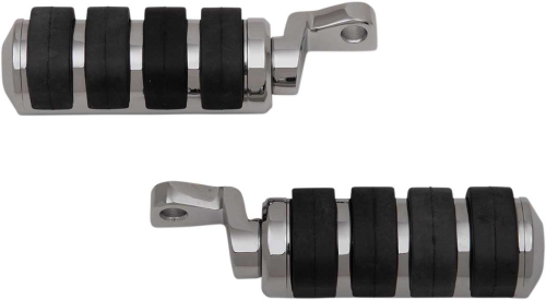Drag Specialties - Drag Specialties Soft-Ride Large Diameter Driver Footpeg - Chrome - 1620-1838