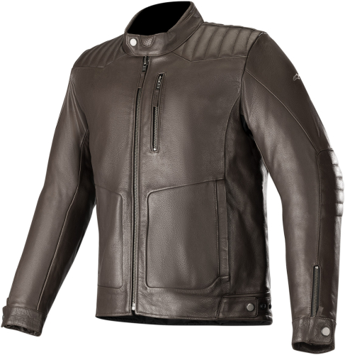 Alpinestars - Alpinestars Crazy Eight Leather Jacket - 3107819-810-XXL - Tobacco Brown - 2XL