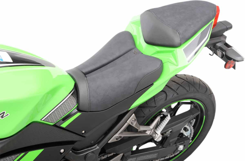 Saddlemen - Saddlemen Gel-Channel Sport One-Piece Solo Seat with Rear Cover - 0810-K052