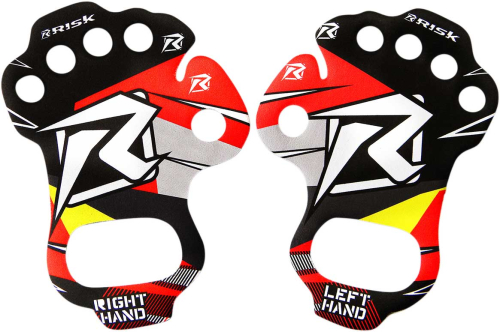 Risk Racing - Risk Racing Palm Protectors - 00111R - Black - Large