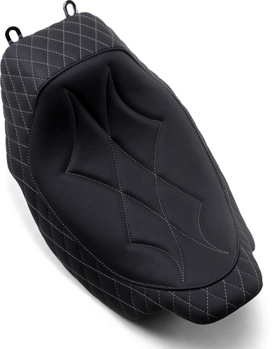 Mustang - Mustang Revere Journey Diamond Solo Seat - Gunmetal Gray - 75130GM