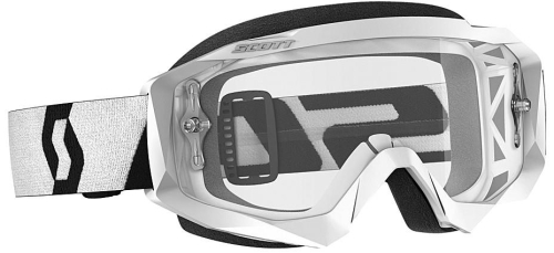 Scott USA - Scott USA Hustle X Goggles - 268183-1035113 - White/Black / Clear Works Lens - OSFM