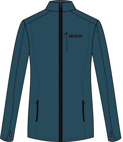 DSG - DSG Performance Fleece Zip Up Womens Jacket - 52146 - Navy - X-Small