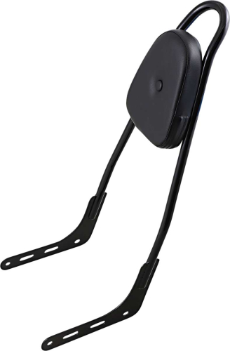 Motherwell - Motherwell One-Piece Skull Insert Sissy Bars - 25in. - Gloss Black - 156T18-GB-SK-WP