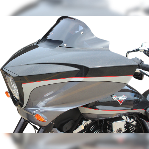 Klock Werks - Klock Werks Low Flare Windshield - Dark Smoke - KWW-06-0431