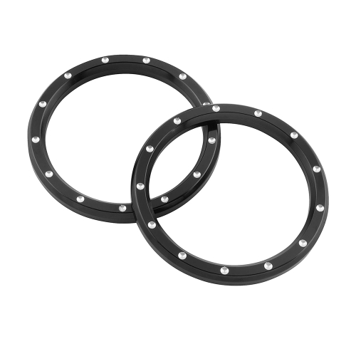 Bikers Choice - Bikers Choice Instrument Bezel - 3-5/8in. - Black - 169504