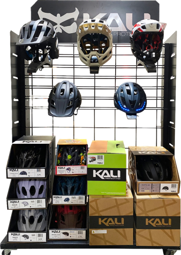 Kali Protectives - Kali Protectives Bicycle Helmet Display - 010116111