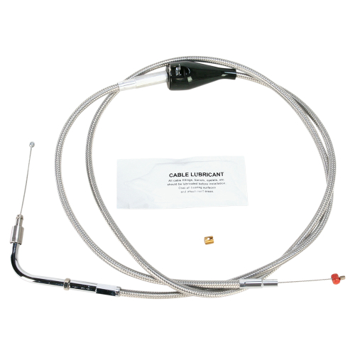 Barnett - Barnett Stainless Clear-Coated Idle-Cruise Cable (+8in.) - 102-30-41004-8