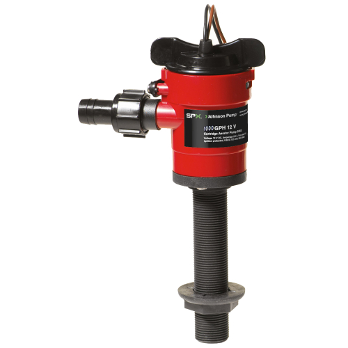 Johnson Pump - Johnson Pump Cartridge Aerator 1000 GPH Straight Intake - 12V