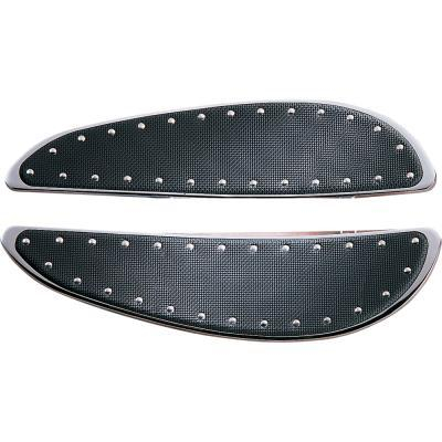 Cyclesmiths - Cyclesmiths Standard 19in. Banana Boards - Chrome with Rivets - 104