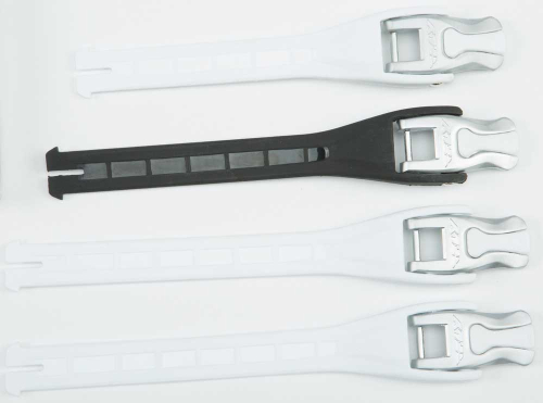 Fly Racing - Fly Racing Strap Kit for Sector Boots - Size: 11-13 - White - STRAP KIT WHT 10-13