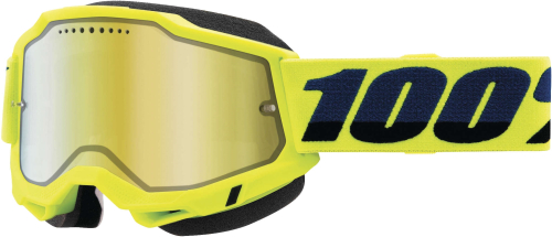 100% - 100% Accuri 2 Snow Goggles - 50223-659-04 - Yellow / Gold Mirror Lens - OSFA