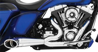 Freedom Performance - Freedom Performance 2-Into-1 Turnout Exhaust System - Chrome with Chrome Tip - HD00508