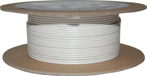 Namz - Namz 100-Foot OEM Color Wire Spool - 20 Gauge - White - NWR-91-100-20