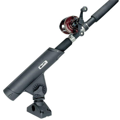 Scotty - Scotty Rodmaster II Rod Holder w/241 Deck/Side Mount - Black
