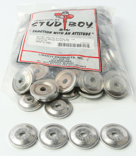 Stud Boy - Stud Boy Power Plate Round Backers - 144 Pack - 2554-P6