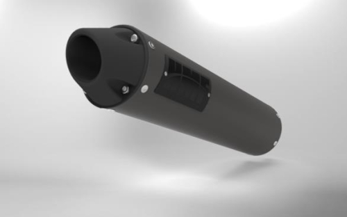 HMF Engineering - HMF Engineering Performance Series Slip-On - Black - 036263606183