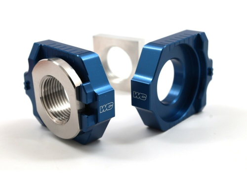 Works Connection - Works Connection Elite Axle Blocks Kit - Blue - 17-251