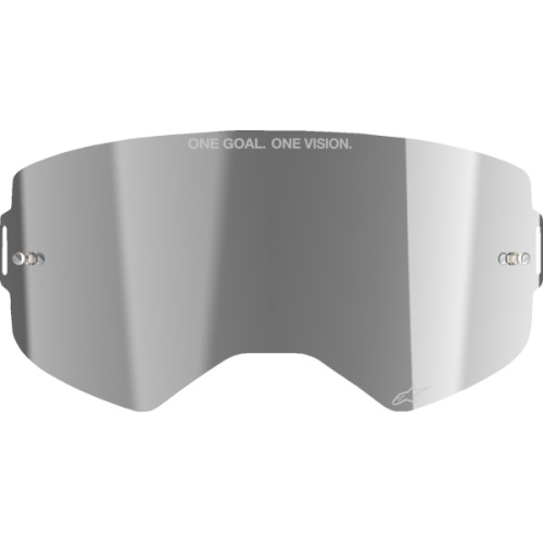 Alpinestars - Alpinestars ABS Vision Goggles Lens for Supertech Helmet - Silver Mirror - 9100325-9240