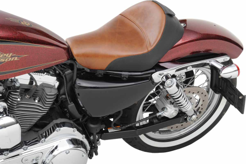 Saddlemen - Saddlemen Renegade Lariat Solo Seat with Gel & Backrest Option - 3.3gal. Tank - 807-11-0041B