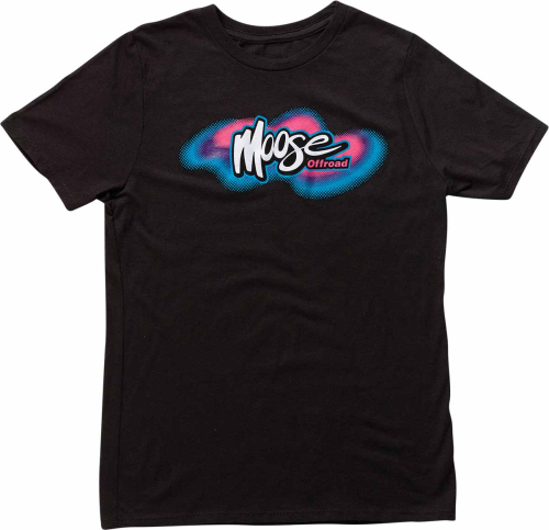 Moose Racing - Moose Racing Retro Moose Youth T-Shirt - 3032-3508 - Black - Small