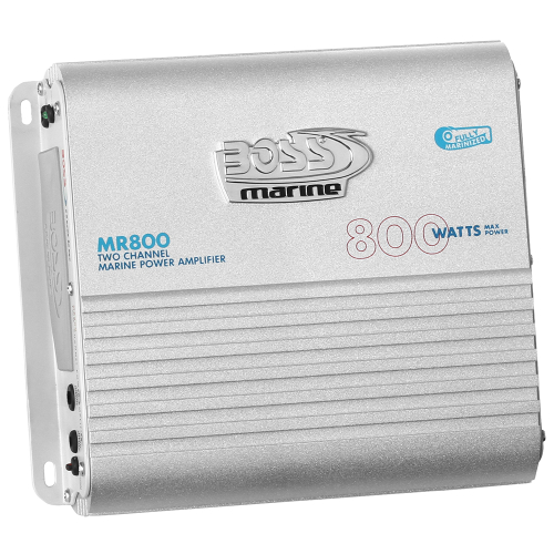 Boss Audio - Boss Audio MR800 Marine Power Amplifier 2-Channel MOSFET Bridgeable