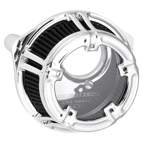 Arlen Ness - Arlen Ness Method Clear Sucker Air Cleaner Kit - Chrome - 18-973
