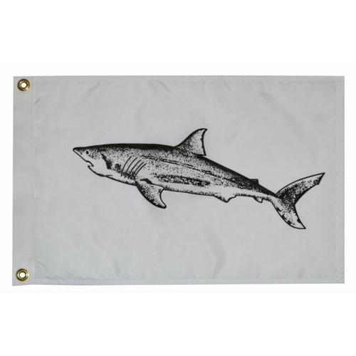 Taylor Made - Taylor Made 12" x 18" Shark Flag