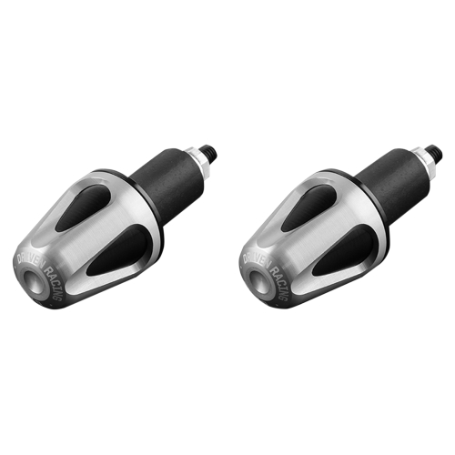 Driven Racing - Driven Racing D-Axis Bar Ends - Silver/black - DXB-SL