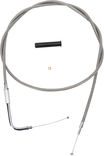 Drag Specialties - Drag Specialties Alternative Length Braided Throttle Cable - 54in. - 5332154