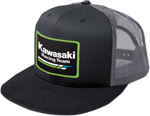 Factory Effex - Factory Effex Kawasaki Racing Snapback Hat - 18-86102 - Gray/Black - OSFM