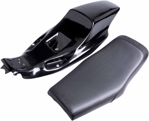 Saddlemen - Saddlemen Eliminator Tail Section/Seat Kit - Faux Carbon Fiber - Z4282