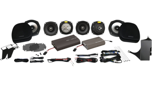 Hogtunes - Hogtunes 425-Watt Amp - Six Speaker Kit - ULTRA 6 PACK-XL