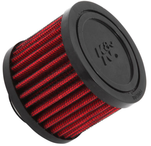 K&N Engineering - K&N Engineering Rubber Base Crankcase Vent Filter - 1in. Flange - Rubber End Cap - 62-1410