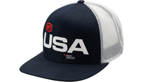 100% - 100% Snapback Hat - 20045-00003 - MX OF N NAVY - OSFM