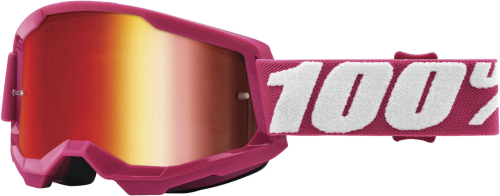 100% - 100% Strata 2 Fletcher Goggles - 50421-251-06 - Fletcher / Red Mirror Lens - OSFA