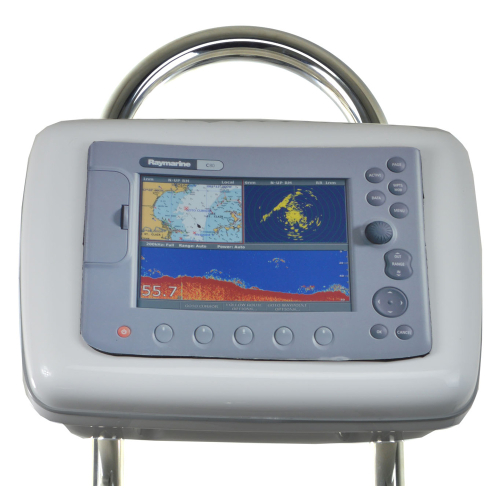 NavPod - NavPod GP1051 SailPod Precut f/Raymarine C80, E80 & Simrad NSE8 f/ 9.5" Pedestal Guard