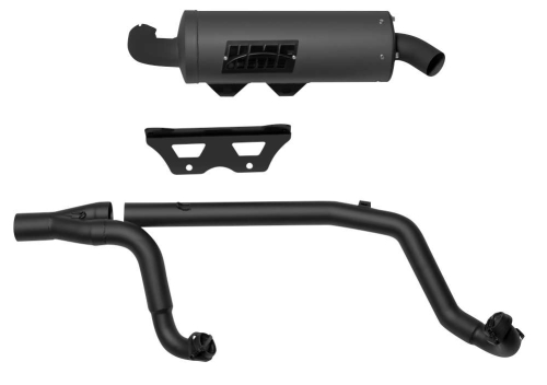 HMF Engineering - HMF Engineering Titan XL Series Full System - Gun Metal - Black End Cap - 716624638895