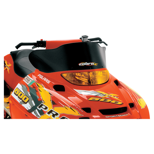Powermadd - Powermadd Cobra Windshield - 8.5in. - Black - 11511