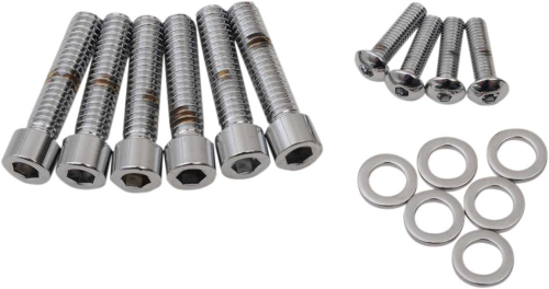 Drag Specialties - Drag Specialties Handlebar Controls Bolt Kit - Smooth - 2401-0984